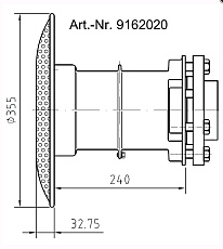 1-Водозабор FitStar, 350 мм, Бронза