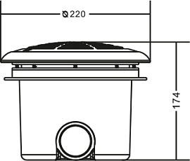 0-Донный слив (пленка) EM2832V