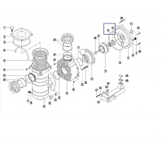 0-Сальник (компл.2 шт.) насоса серии KA/KAP/KAN Kripsol