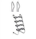 Лестница Two Pieces Easy Access(из 2-х элементов)4 ст(AISI-316),для ш.б. Лестница Two Pieces Easy Access(из 2-х элементов)4 ст(AISI-316),для ш.б.