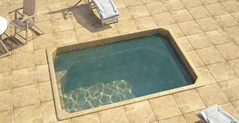 2-Композитный бассейн Комфорт 3,00х2,00х1,5