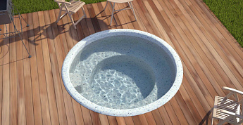 9-Композитный бассейн Венеция 1,8х1,8х0,52