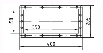 1-Комплект фланца скиммера AllFit, для плен. басс.