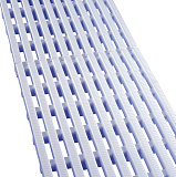 Переливная решетка жесткая 22x195 мм, длина 500 мм