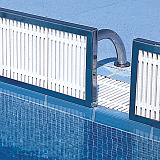 Панель поворотная из нерж.стали, ширина 2 м