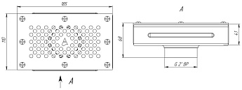0-Слив переливного лотка, пленка (AISI 316L), АС