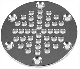 Решетка для всасывающей форсунки AllFit переливн. желоба,108мм