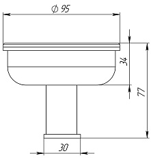 0-Канатодержатель, плитка (AISI 316L), АС