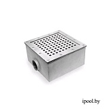 Донный слив квадратный, 250х250 мм, АТ int 2", пленка