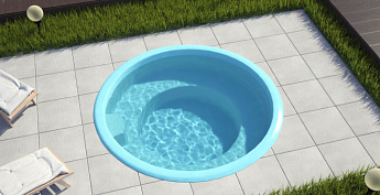 13-Композитный бассейн Венеция 1,8х1,8х0,52