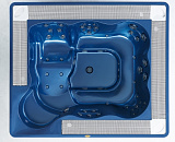 Jacuzzi СПА бассейн 257x219x98 см Virginia Experience