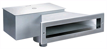 0-Плоский скиммер AllFit, 500 мм, нерж. сталь