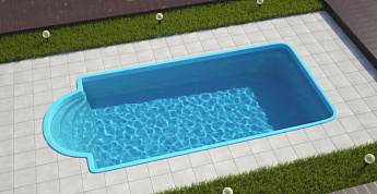 14-Композитный бассейн Элегант Ecoline 7,2х3,2х1,7