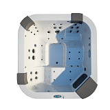 Jacuzzi СПА бассейн White 230x215x90см Santorini Pro(без обшивки,с нагреват. 3кВт)