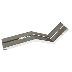 Лежак воздушного массажа двойной, плитка АС  (AISI 316L)