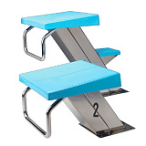 Стартовая тумба из нерж. стали 700 мм