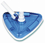 Щетка для пылесоса треугольная прозрачная