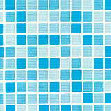 Пленка ПВХ (лайнер), NGD mosaic blue, (ширина 1,65м)