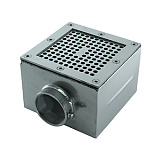 Донный слив 150х150 (AISI 316L),  АС