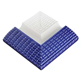 Угол бортового поручня внешний SertekPool 12х12 кобальт