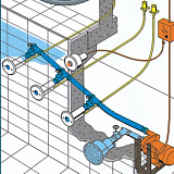 Гидромассаж UWE Jet Libra 4 (комплект насосный, пластик)