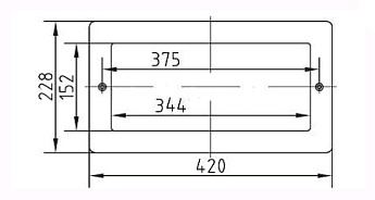 0-Накладка скиммера AllFit, 350 мм, для бет.басс