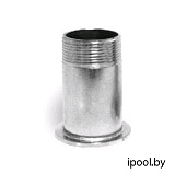 Вставка для теплообменника, фланец t=3 мм, АТ ext 1 1/2"