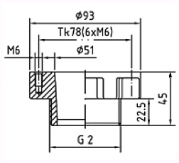 0-Адаптер AllFit для подсоед. подводного пылесоса универс.,НР 2"