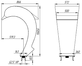 1-Водопад "Дельфин" Змеиная кожа, АС