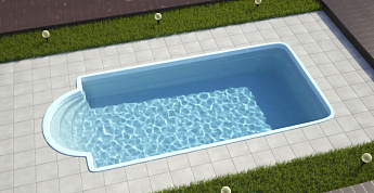 11-Композитный бассейн Элегант Ecoline 7,2х3,2х1,7