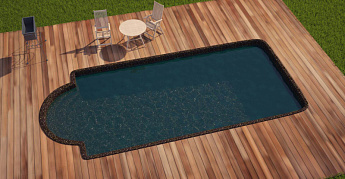 8-Композитный бассейн Элегант Ecoline 7,2х3,2х1,7