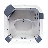 Jacuzzi СПА бассейн White 215x190x80 см Delos (без обшивки)