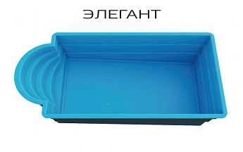 Композитный бассейн Элегант Ecoline 7,2х3,2х1,7