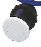 Пневмокнопка белая-плоская