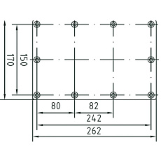 0-Монтажная пластина для противотоков FitStar Junior