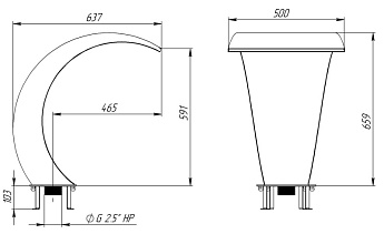 1-Водопад "Кобра 500" Змеиная кожа, АС