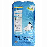 Кварцевый песок "PLANET POOL"/Германия/ 0,4-0,8мм,уп.25кг