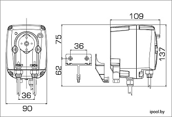 0-Шланговый насос B-FCD PER 3-3 230V SANT