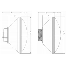1-Лампа светодиодная AquaViva PAR56-160LED RGB
