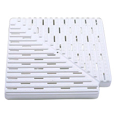 Элемент угловой 90 гр. для переливных каналов 22х295 мм