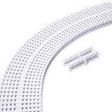 Решетка модульная для изгибов 35x295 мм, белый пластик