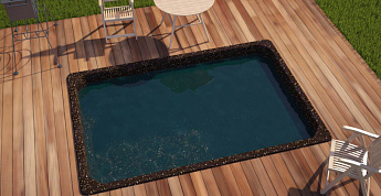 8-Композитный бассейн Комфорт 3,00х2,00х1,5