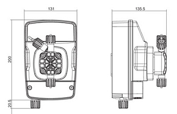 2-Мембранный насос дозатор eOne Plus 07107