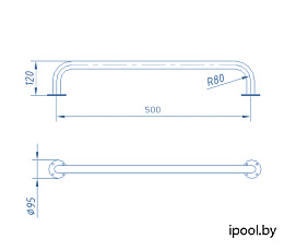 0-Поручень 0,5 м, АТ пленка