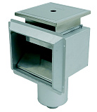 Скиммер с короткой горл. Pahlen нерж. (пленка) + подпитка