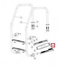 0-Запасная противоскользящая накладка для ступеней Emaux