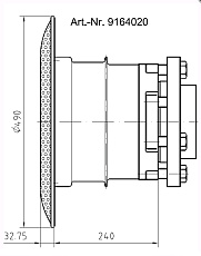 1-Водозабор FitStar, 485 мм, DN 150