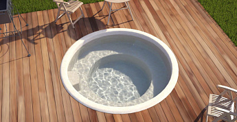 5-Композитный бассейн Венеция 1,8х1,8х0,52