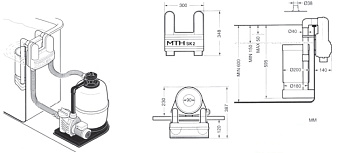 0-Скиммер навесной MTH SK 2 /Германия/