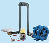 Насосный комплект 1,1kW, 230V для донного гейзера c прожек.